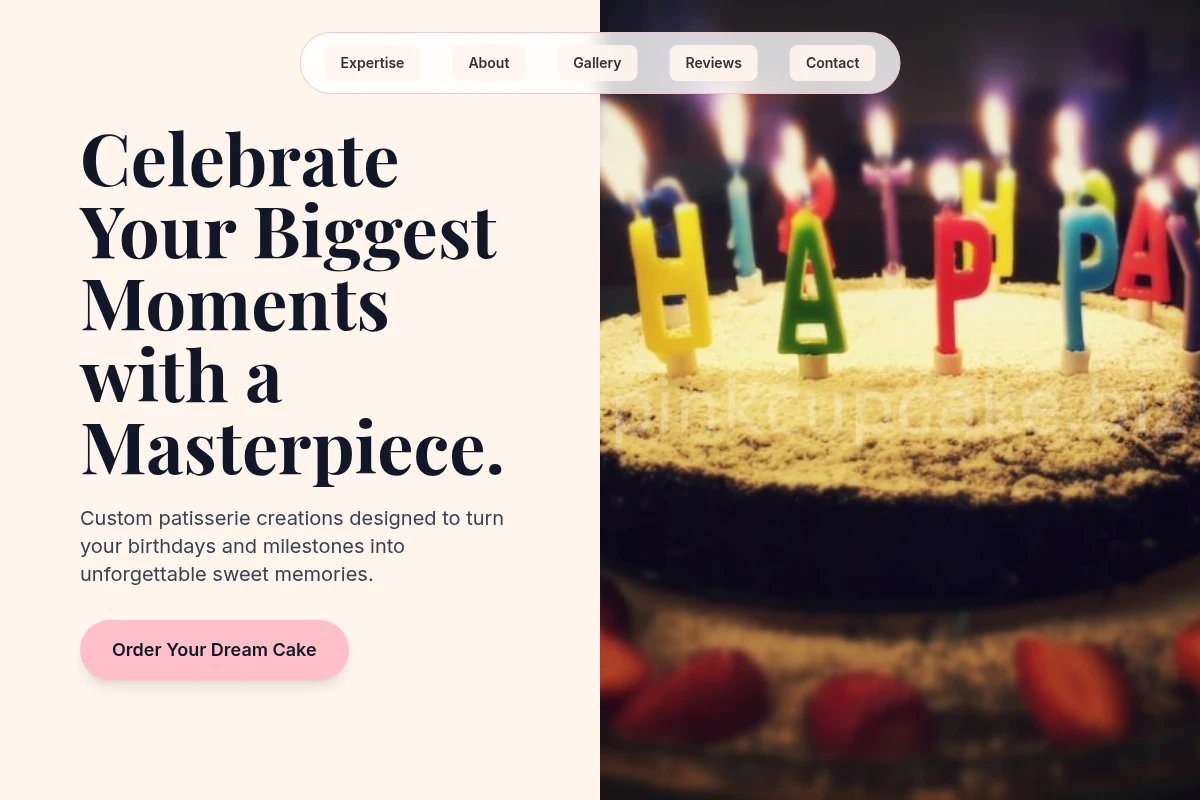 Patisserie Birthday Cake